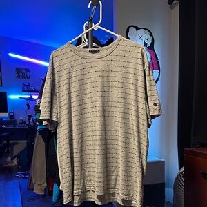 Champion Men's Gray Patterned Tee